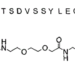 A chemical structure with letters and numbers Description automatically generated
